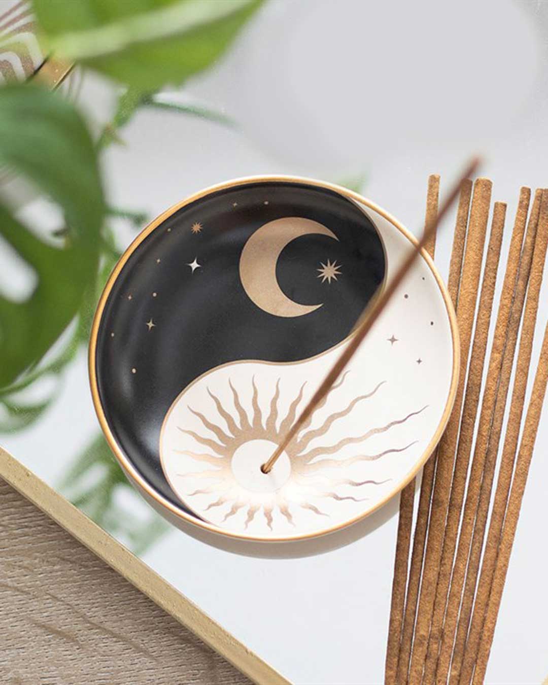 Yin Yang Incense and Incense Holder Set - Home Fragrances