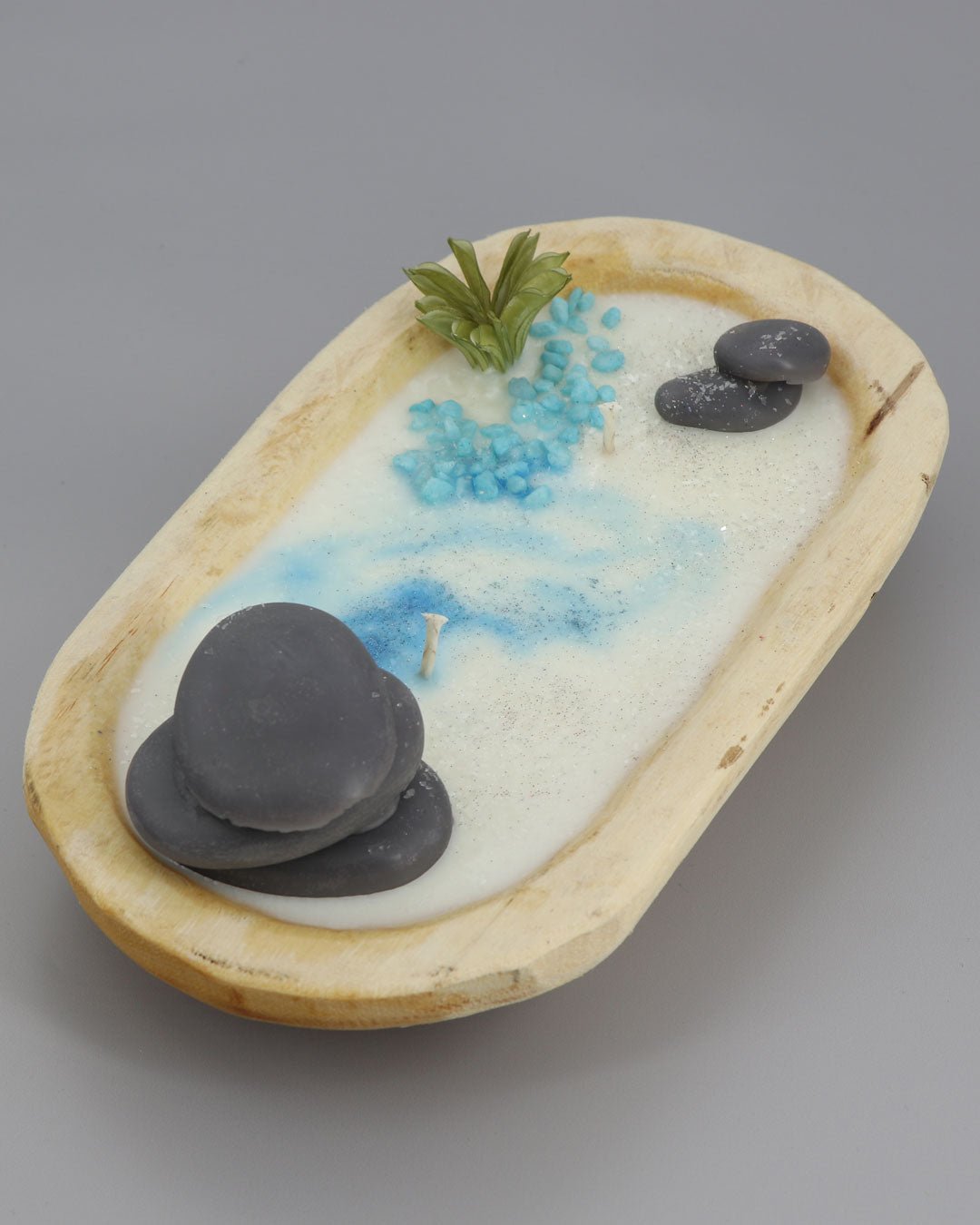 Zen Cairn Lake Design Soy Wax Candle - Candles