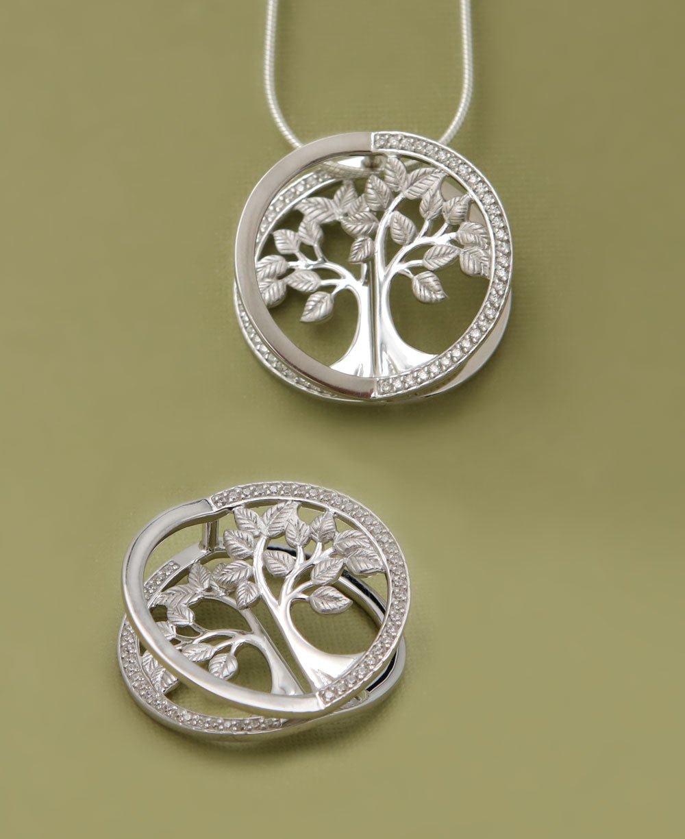 Artistic Series Tree of Life Sterling Pendant - Charms & Pendants