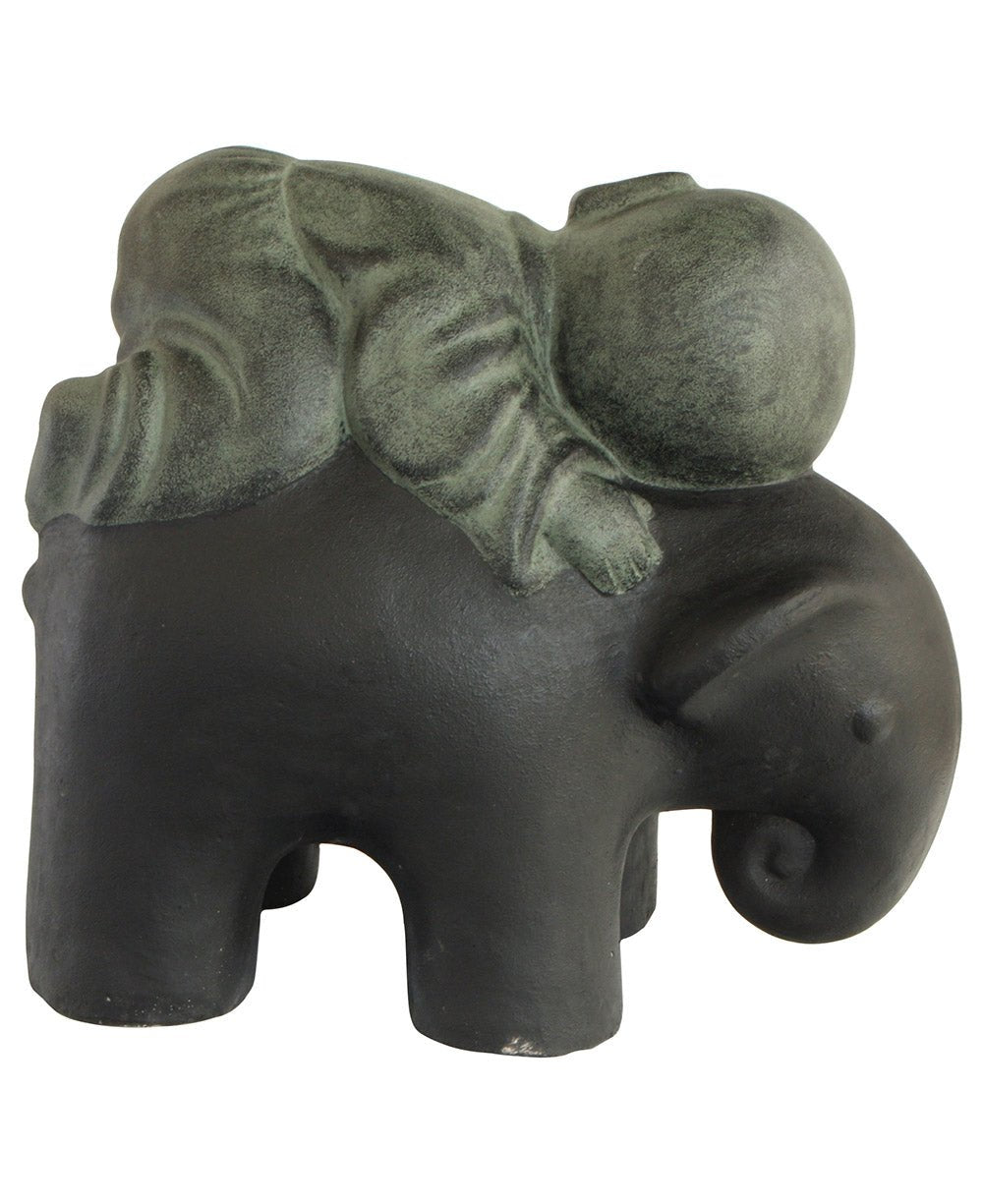 Baby Monk and Elephant Garden Statue - Sculptures & Statues