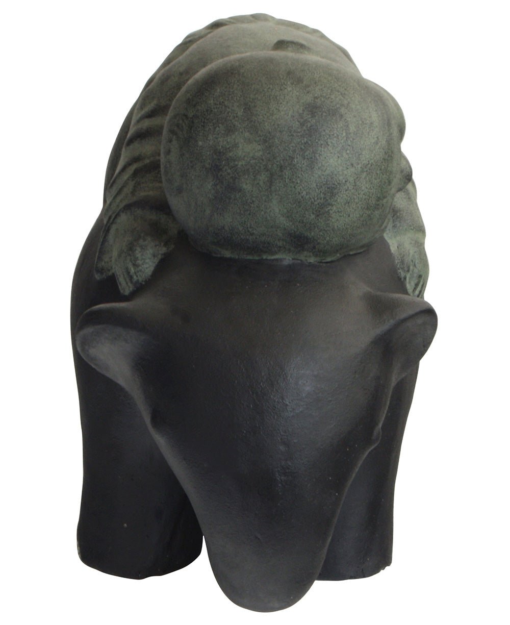 Baby Monk and Elephant Garden Statue - Sculptures & Statues