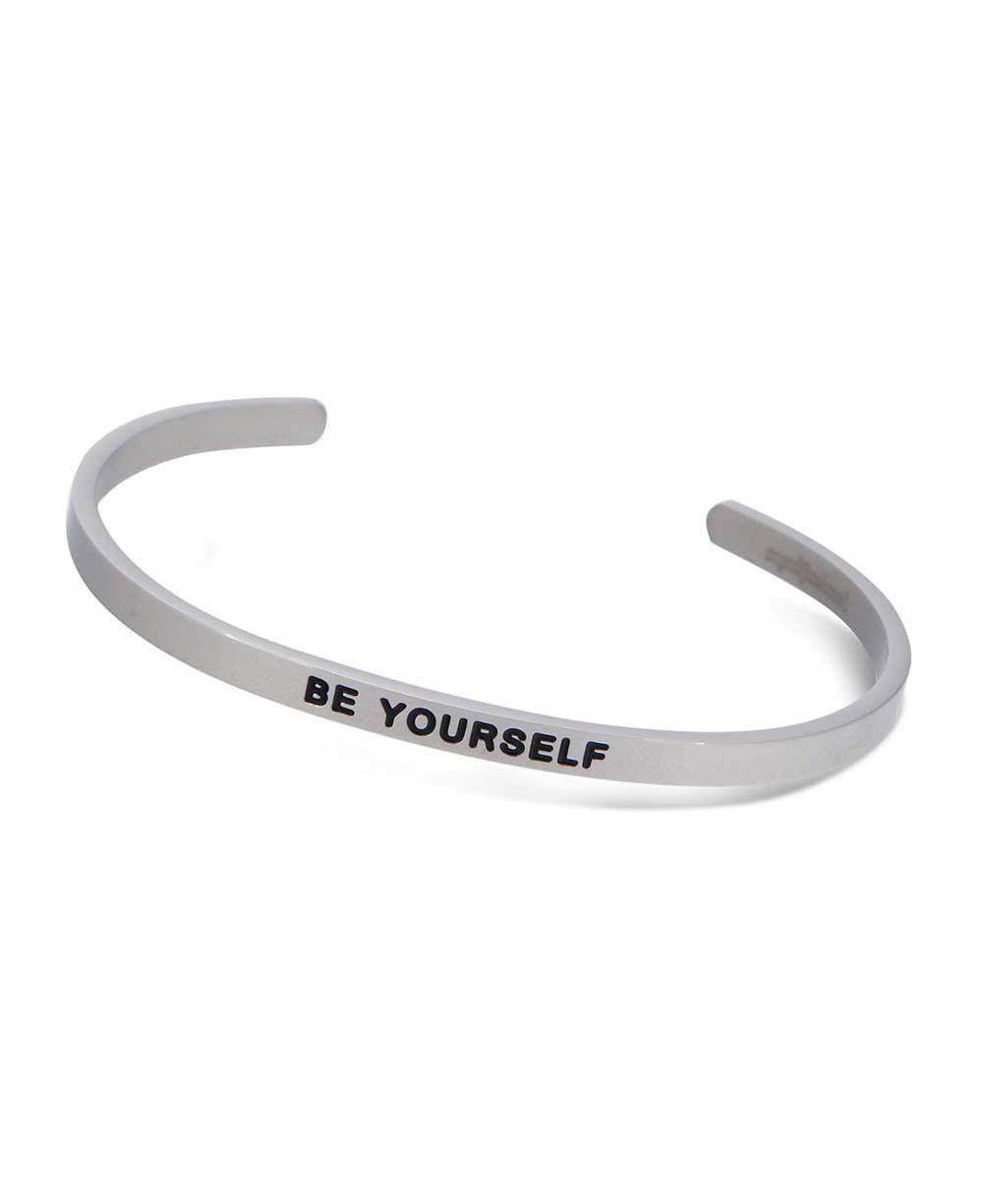 Be Brave, Be Bold, Be Yourself Stainless Steel Bracelet - Bracelets Be Yourself