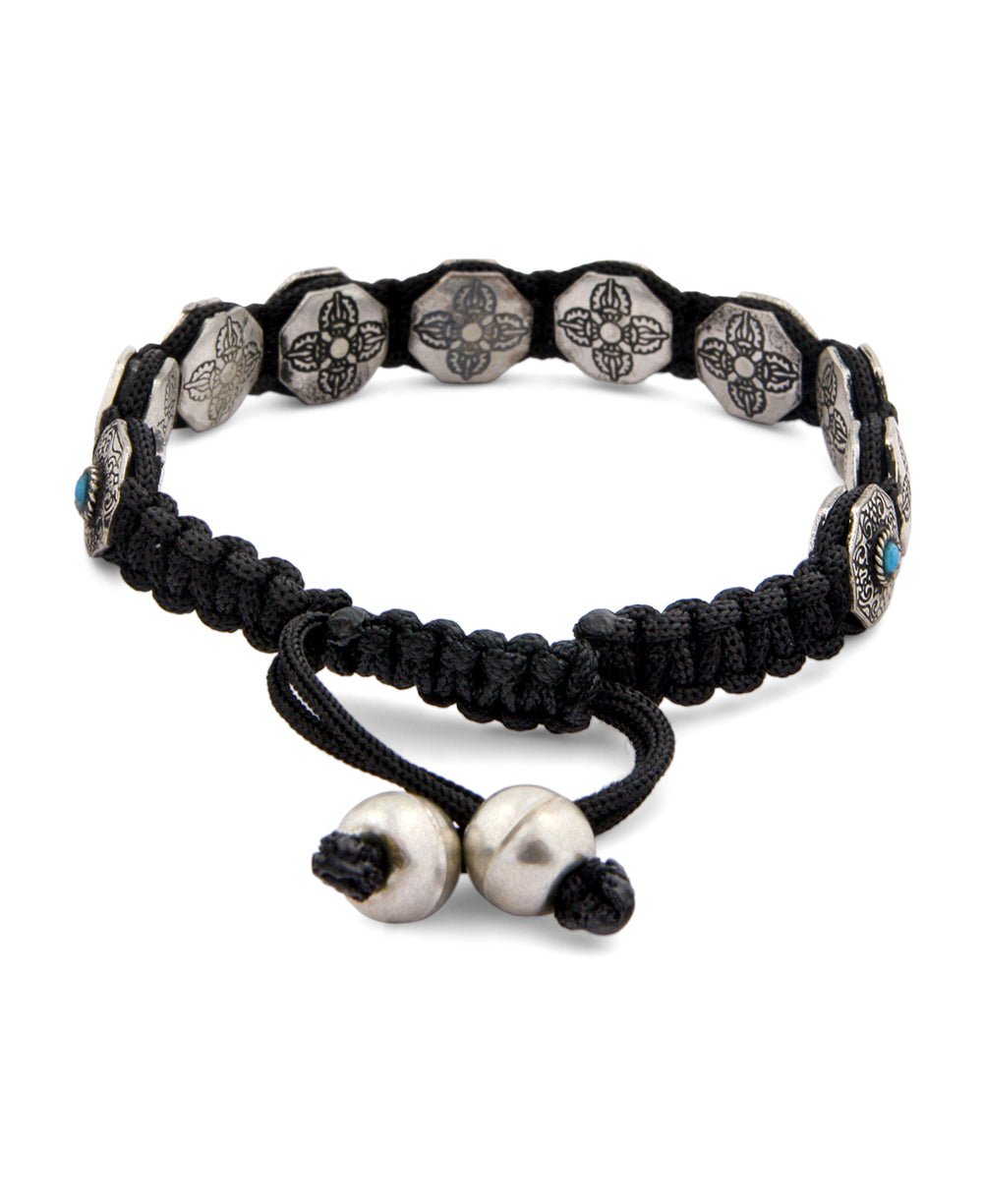 Buddhist Bracelet, Om Mani Padme Hum Tibetan Mantra - Bracelets