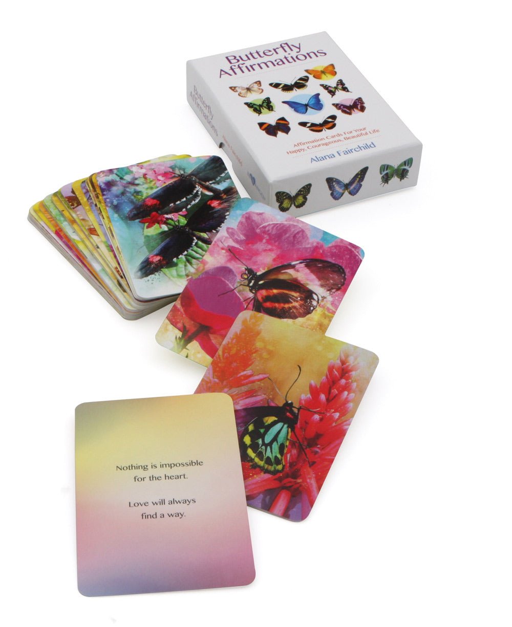 Butterfly Affirmations Card Set -