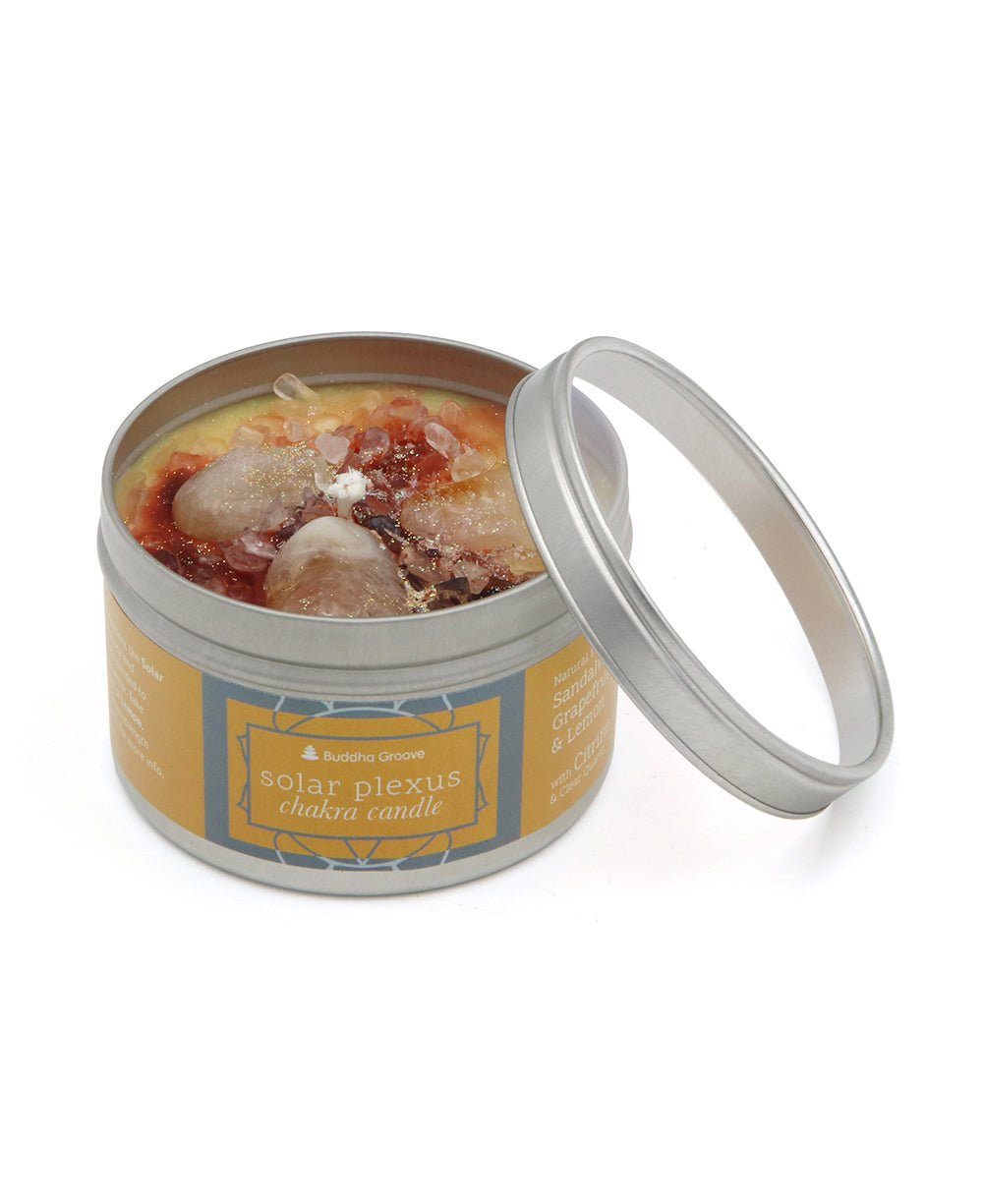 Chakra Gemstone Candles With Essential Oils - Candles Crown Chakra