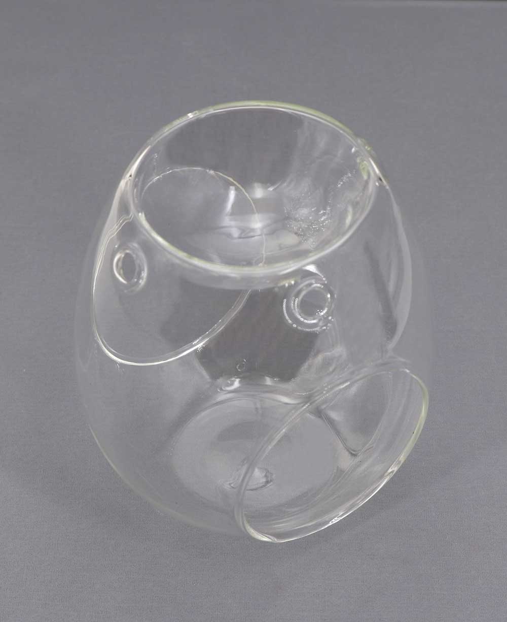 Clear Glass Oil or Wax Melt Burner - Incense Holders