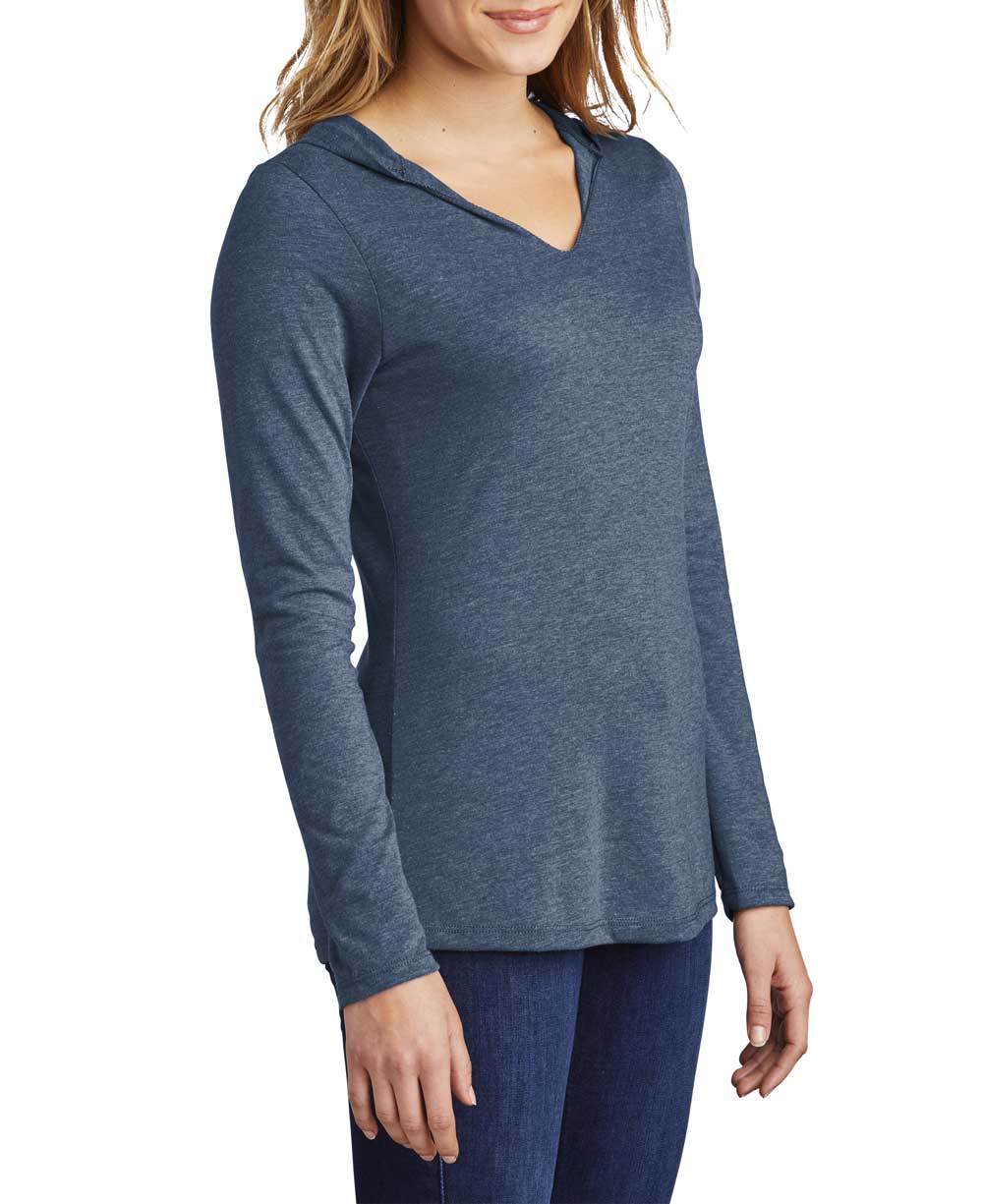 Collect Beautiful Moments Long Sleeve Lightweight Hooded Tee - Shirts & Tops S