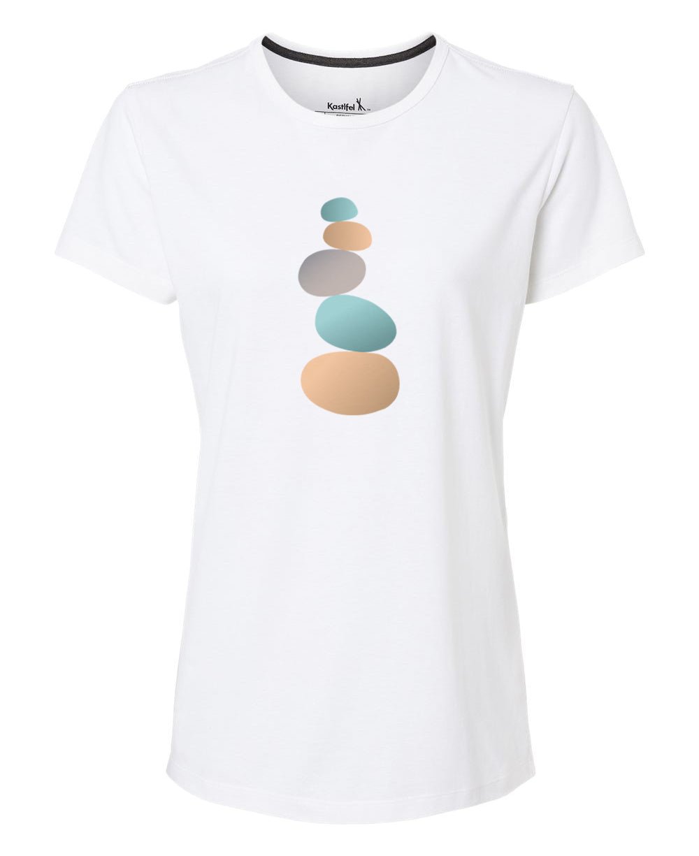 Eco-Zen Cairn Rocks Women's T-Shirt - Shirts & Tops S