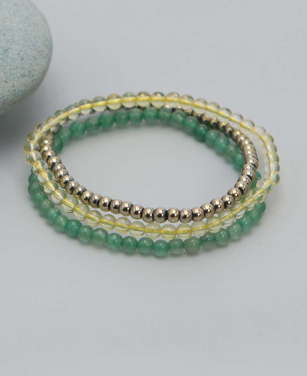 Energy Bracelets for Abundance and Success, Set of 3 - Bracelets