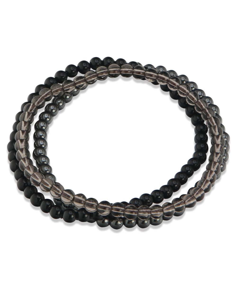 Energy Bracelets for Protection and Centering, Set of 3 - Bracelets