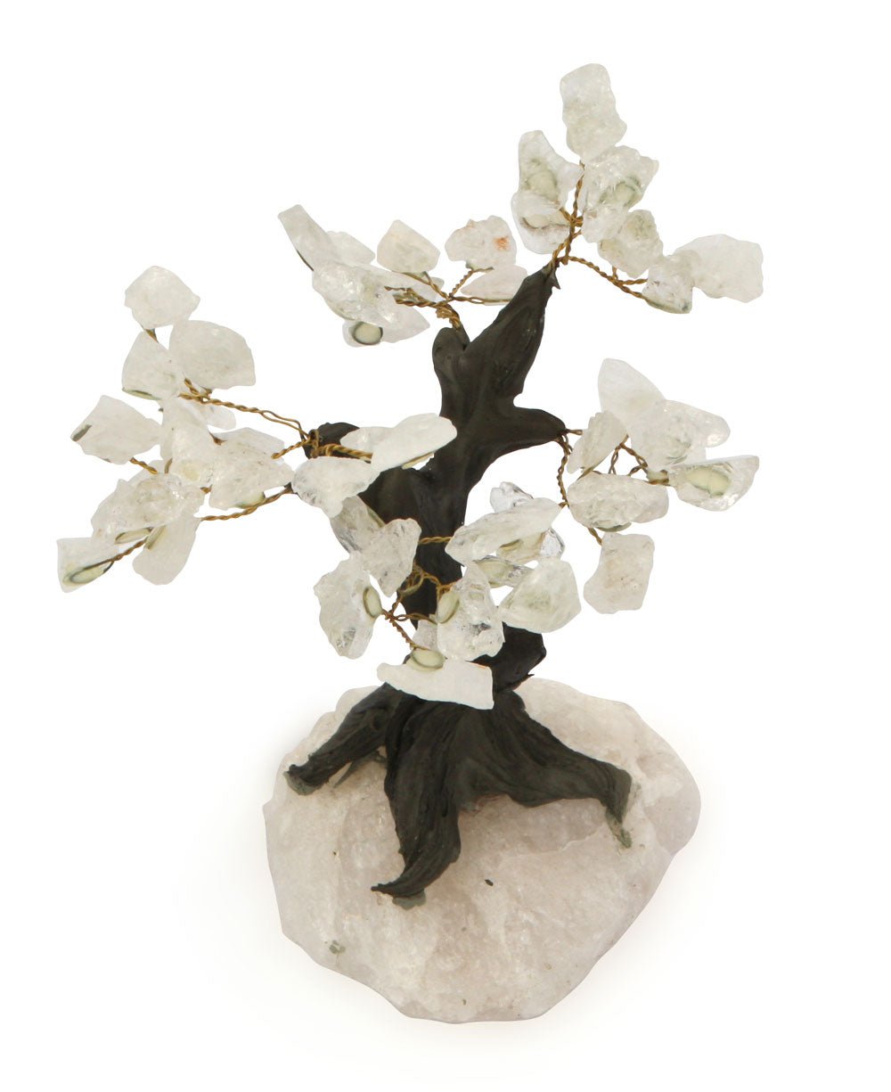 Energy Healing Clear Quartz Bonsai Tree - Home & Garden