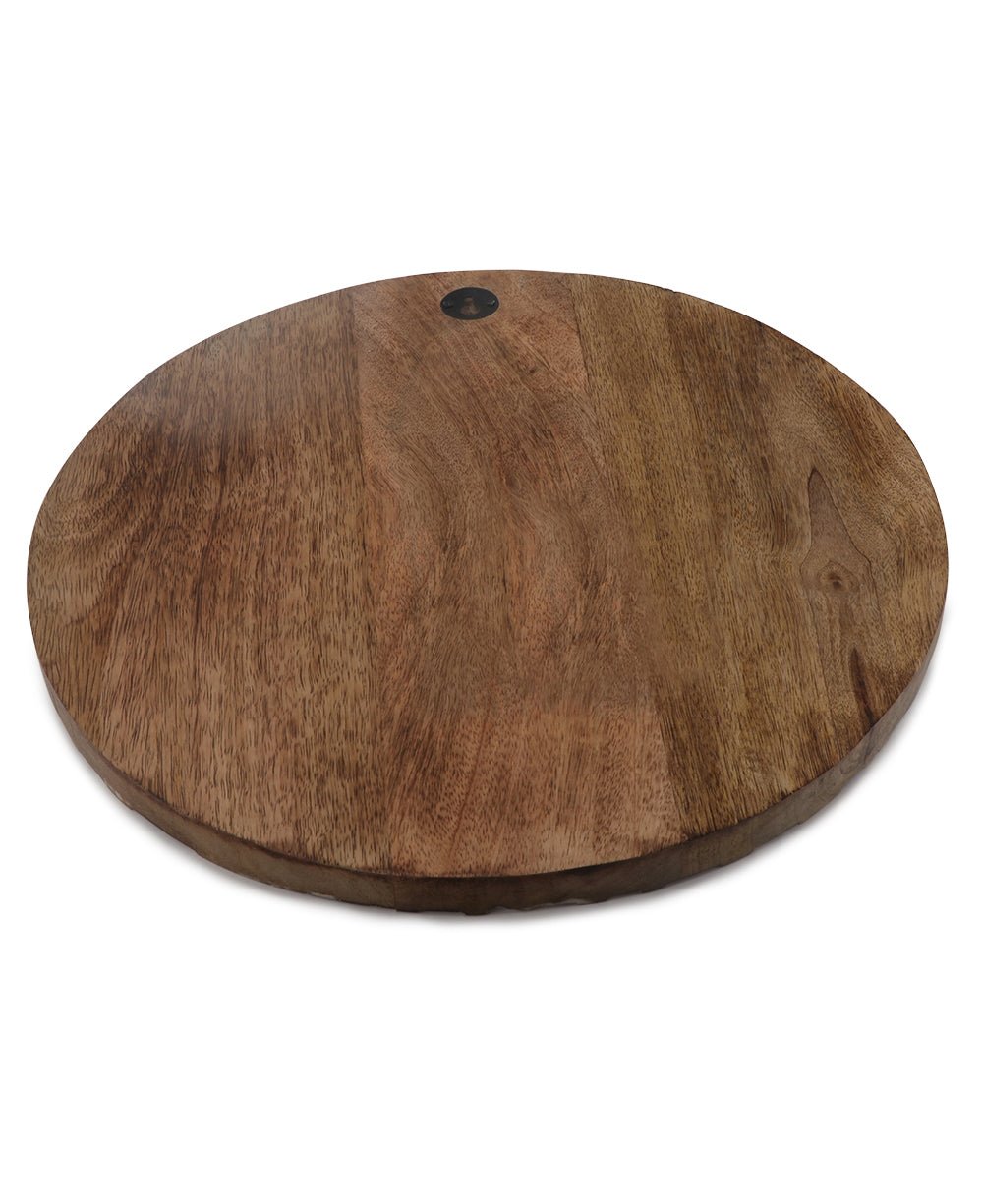 Fairtrade And Hand Carved Lotus Wood Round Wall Hanging - Posters, Prints, & Visual Artwork