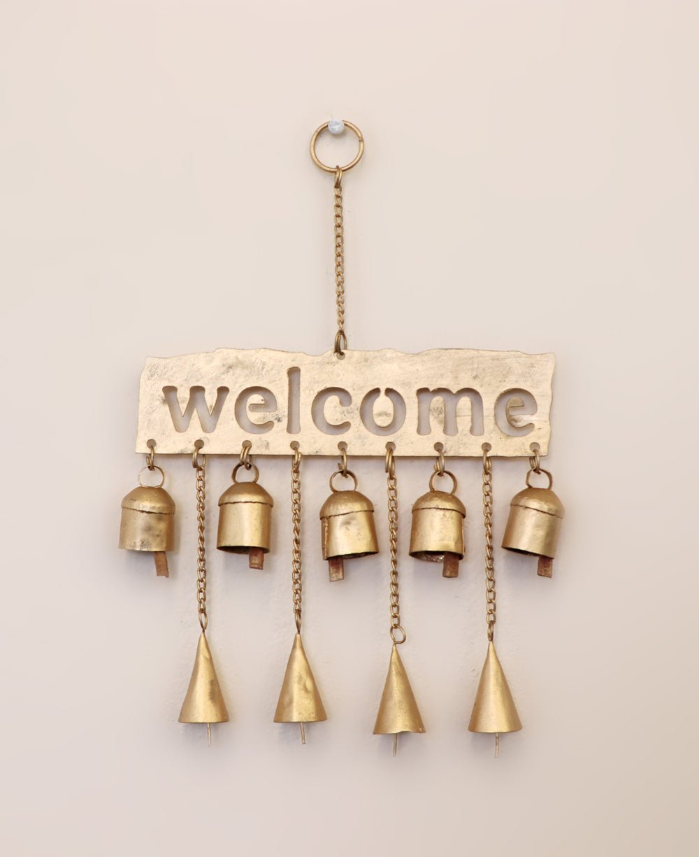 Fairtrade Welcome Bell Chime Wall Hanging | Cultural Elements