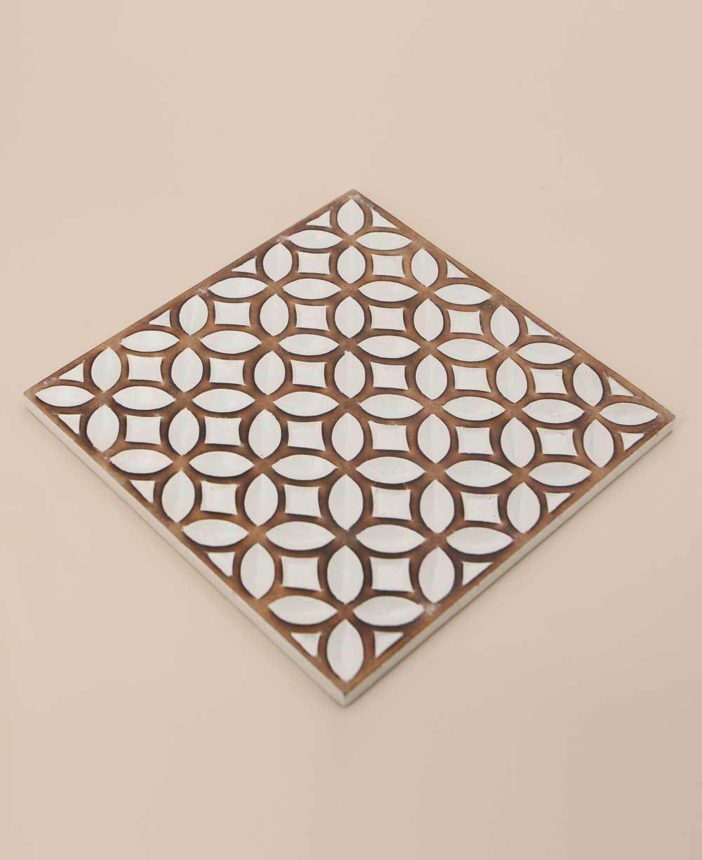 Flower of Life Wood Trivet - Trivets