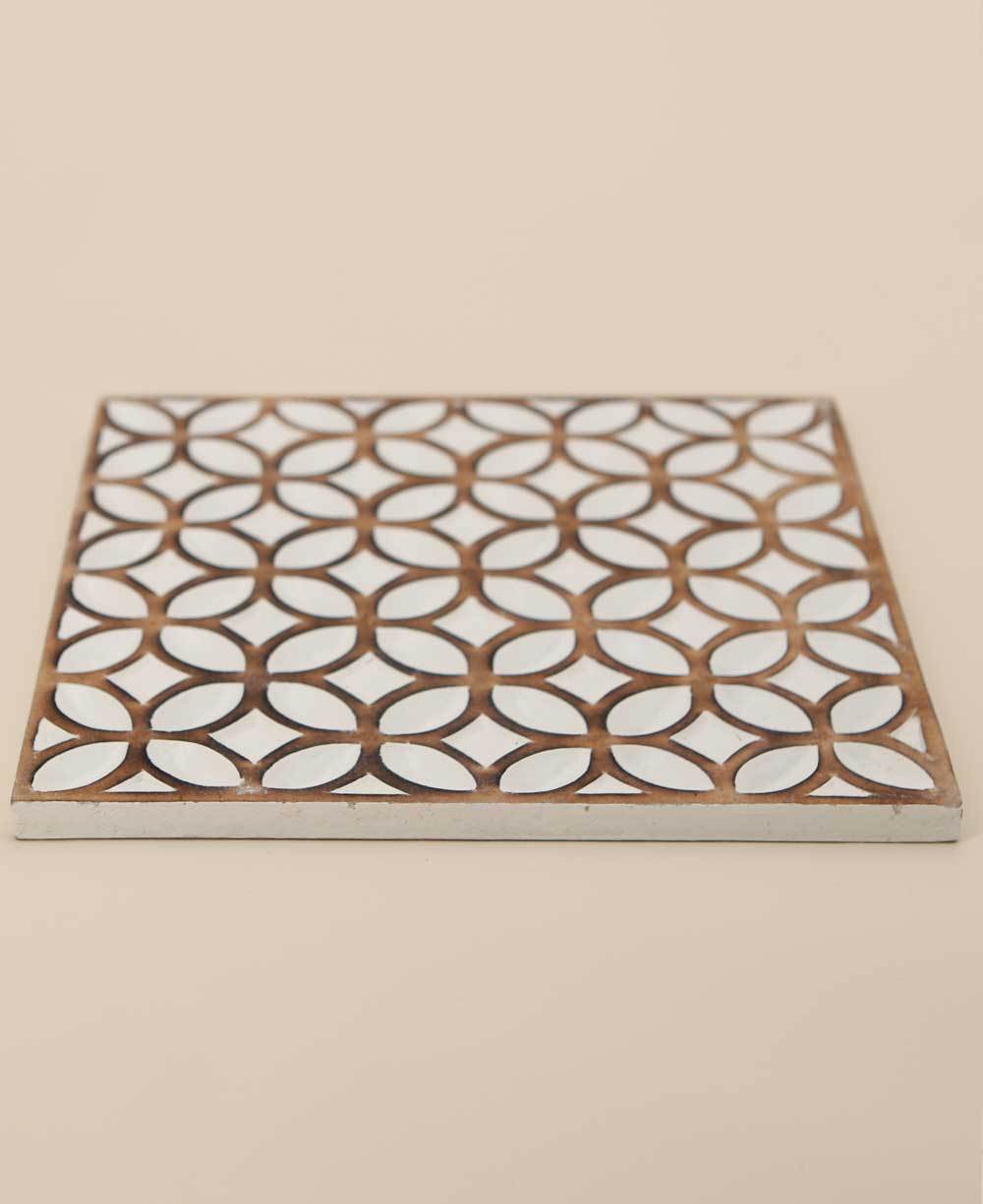 Flower of Life Wood Trivet - Trivets