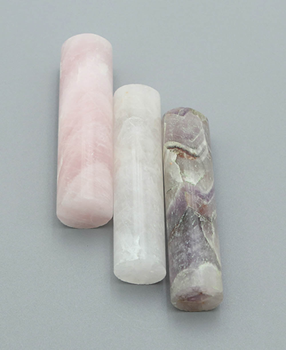 Gemstone Massage Rollers - Massage Stones Rose Quartz