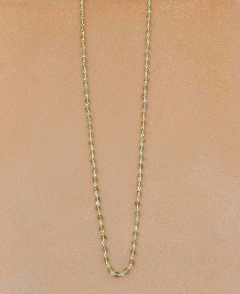 Gemstone Necklace Chain - Chains Amethyst