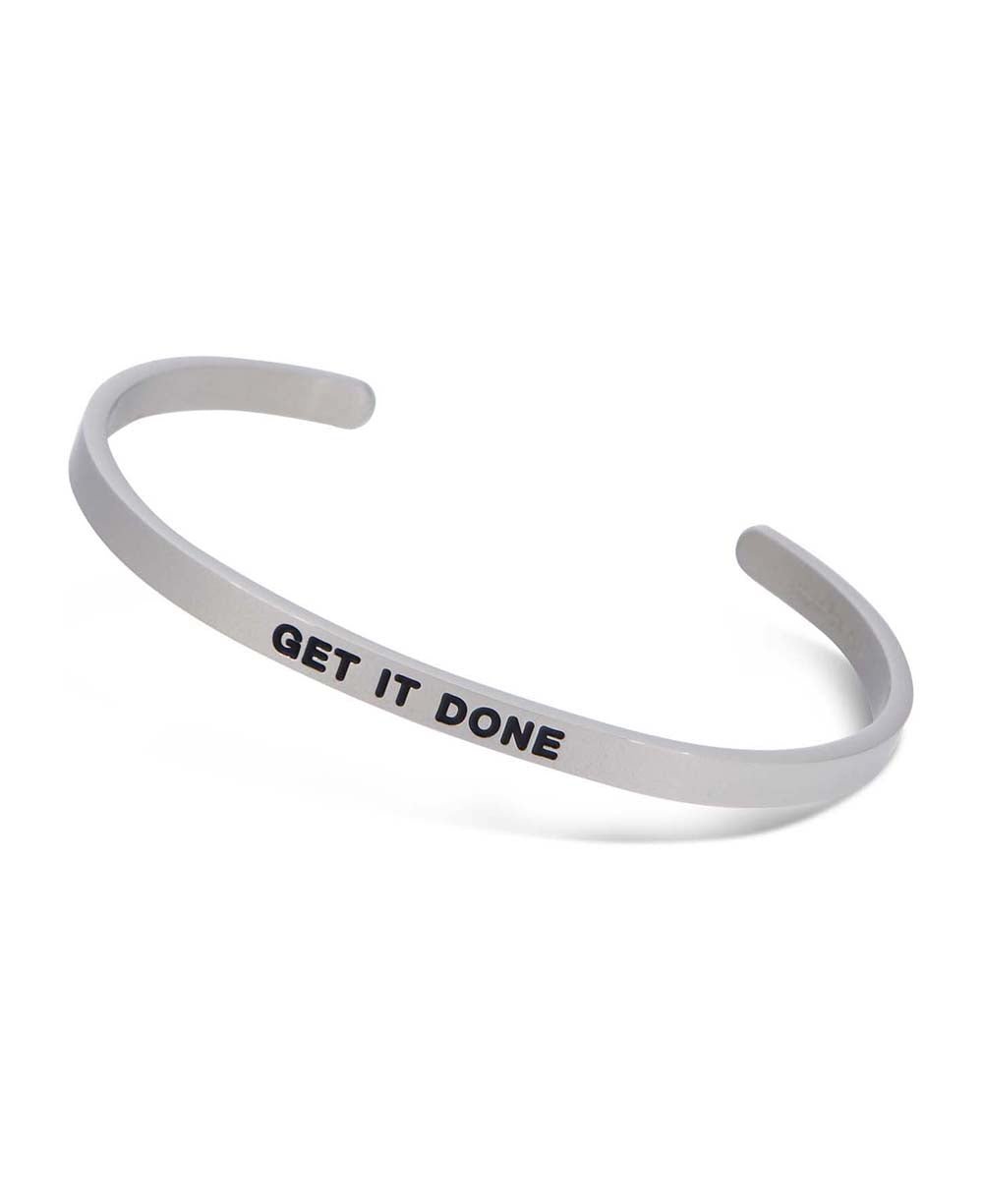 Get it Done, Motivational Cuff Bracelet - Bracelets