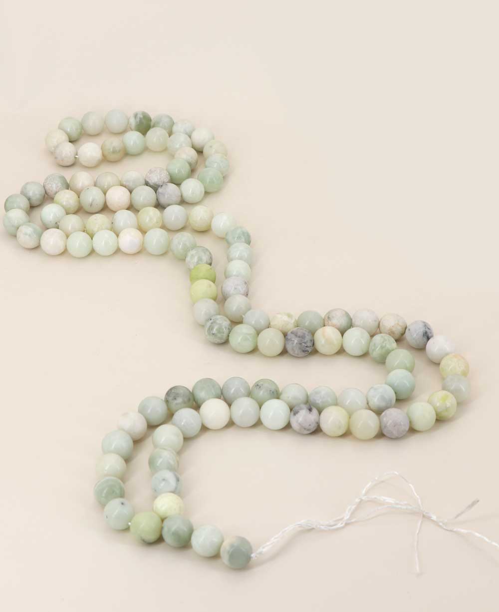 Green Jade Beads Decorative Strand - Wreaths & Garlands