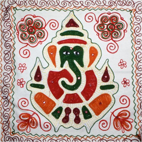 Hand Embroidered Ganesh Wall Hanging -