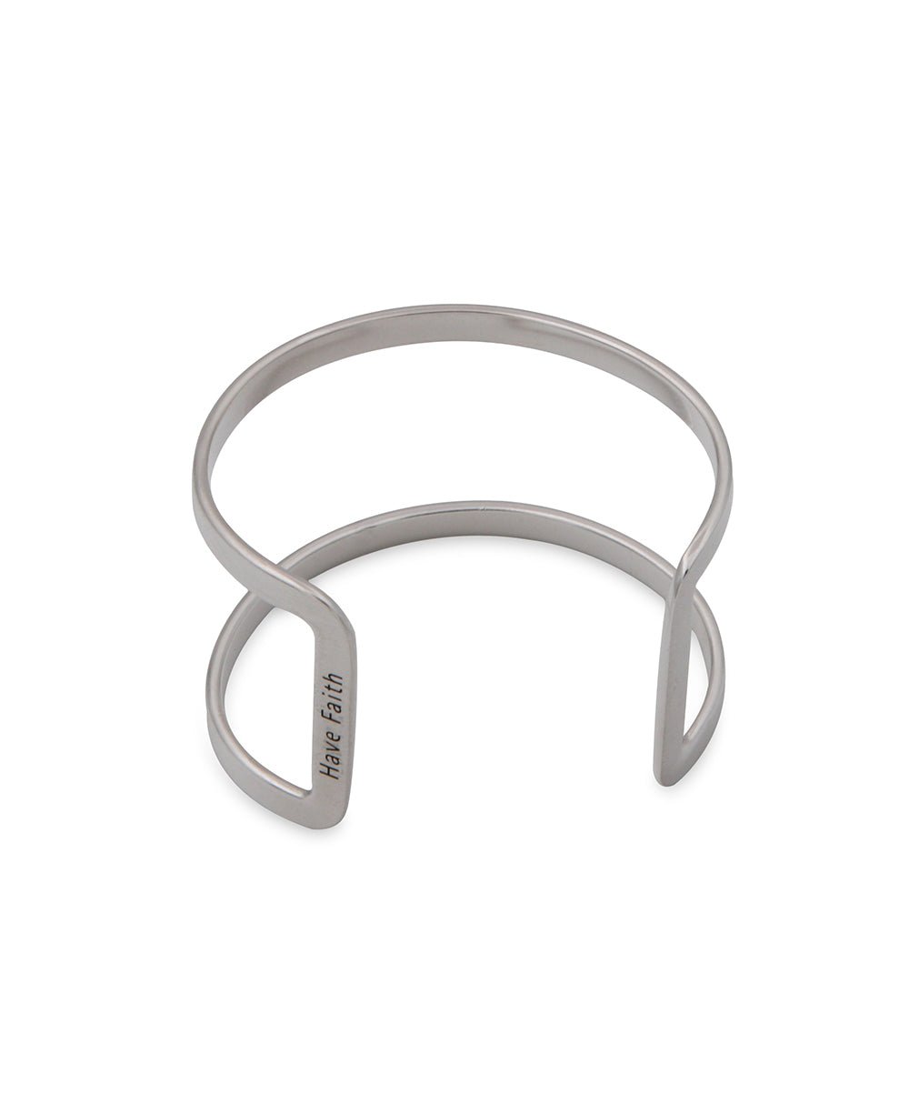 Hidden Mantra Wide Cuff Bracelets - Bracelets Just Breathe