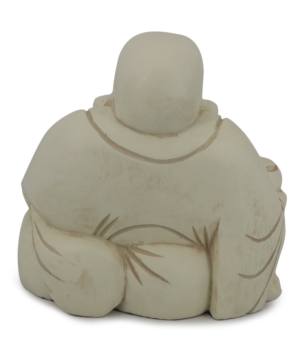 Indoor Outdoor Sitting Happy Buddha Statue - Sculptures & Statues