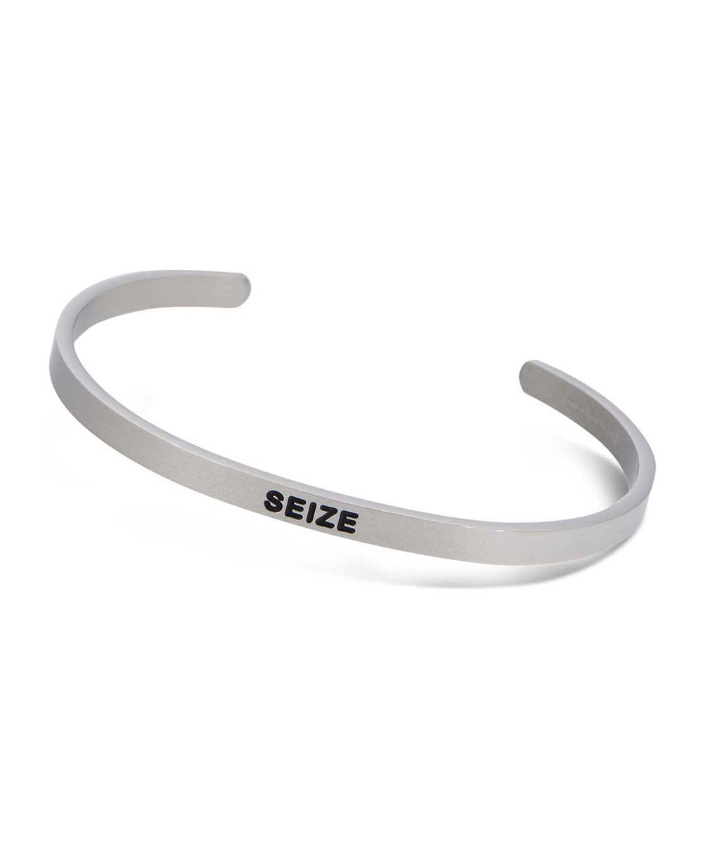 Inspirational Cuff Bracelet, Seize - Bracelets