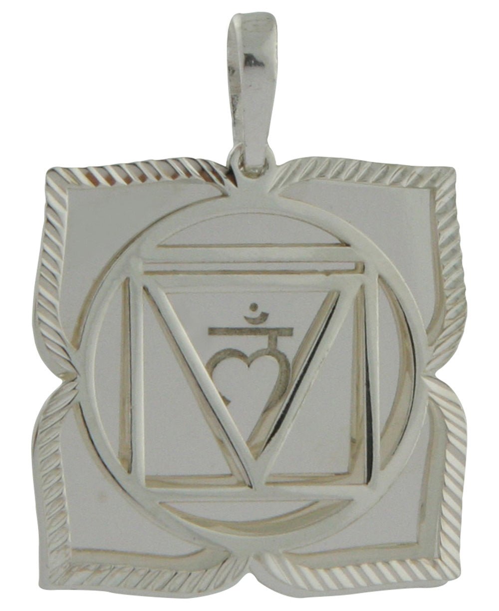 Layered Chakra Pendants in Sterling Silver - Charms & Pendants Root Chakra
