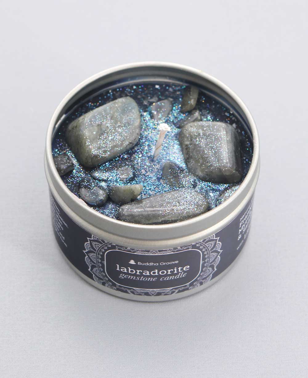 Magical Labradorite Gemstone Aromatherapy Candle - Candles