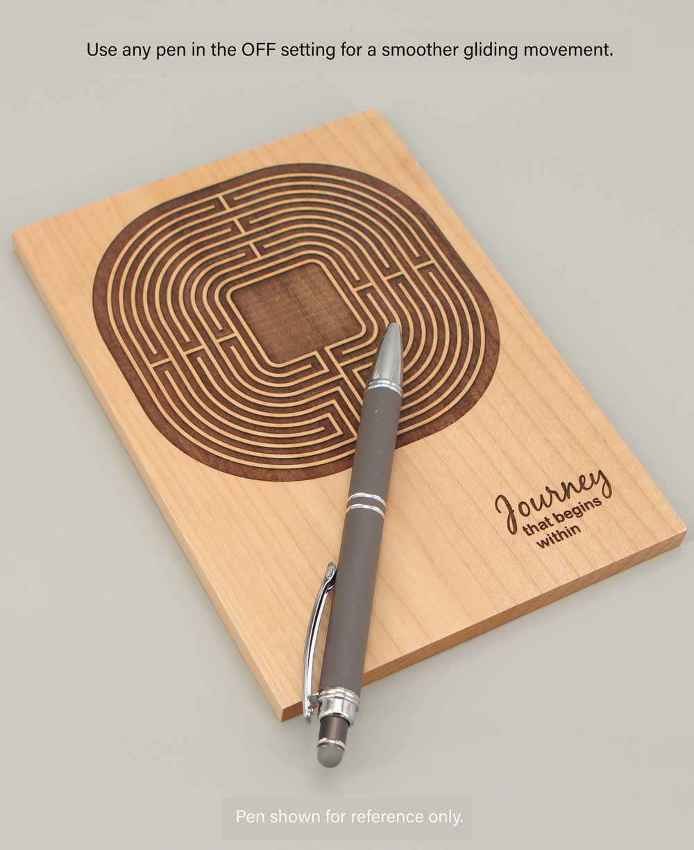 Maple Wood Square Meditation Labyrinth - Home & Garden