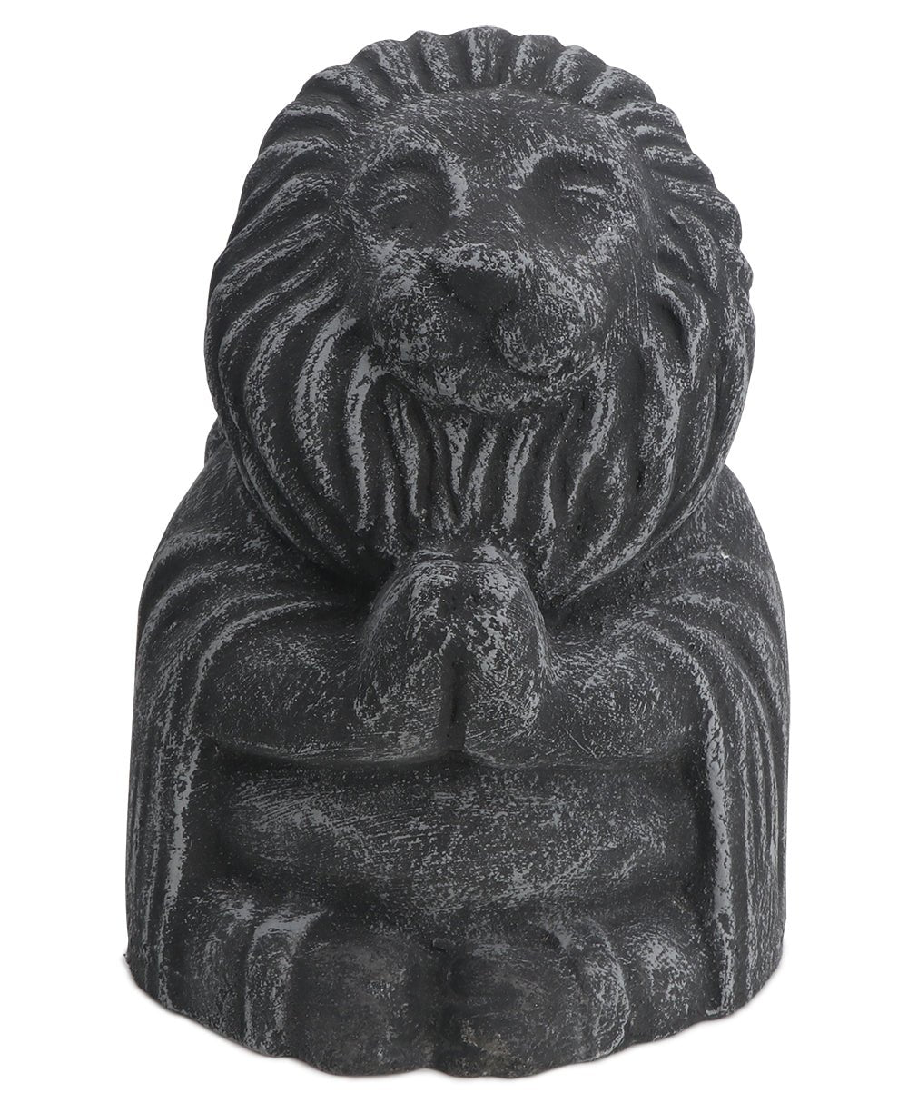 Meditating Namaste Lion Garden Statue - Sculptures & Statues