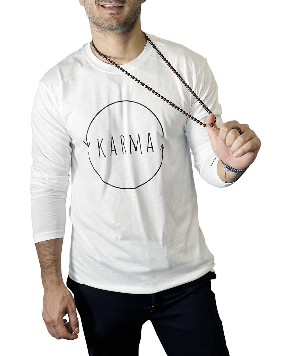 Men’s Karma Recycled Bottles Long Sleeves Tee - Shirts & Tops S