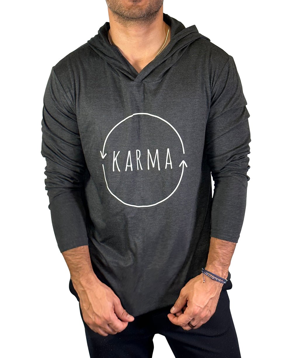 Men's Lightweight Karma Long Sleeve Hoodie - Shirts & Tops S