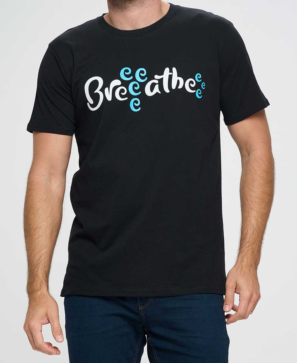 Men’s Organic Cotton Breathe Yoga T-Shirt, USA - Shirts & Tops S