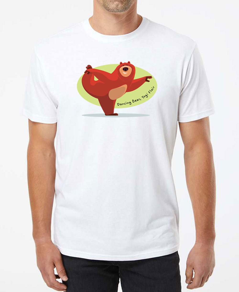 Men's Tee Dancer Yogi Bear Eco-Friendly Yoga T-shirt - Shirts & Tops S