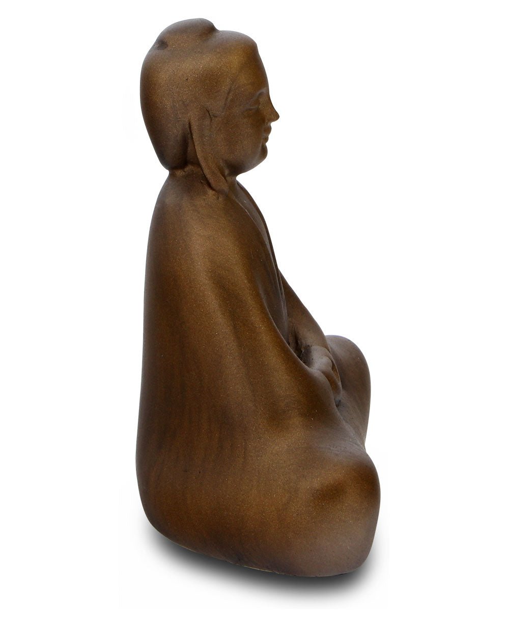 Minimalist Abstract Meditating Buddha Statue - Sculptures & Statues