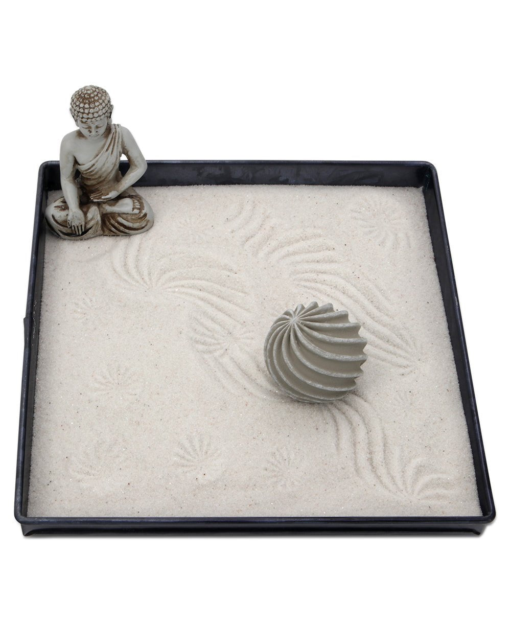 Minimalist Zen Orb Sand Art Buddha Zen Garden - Home & Garden