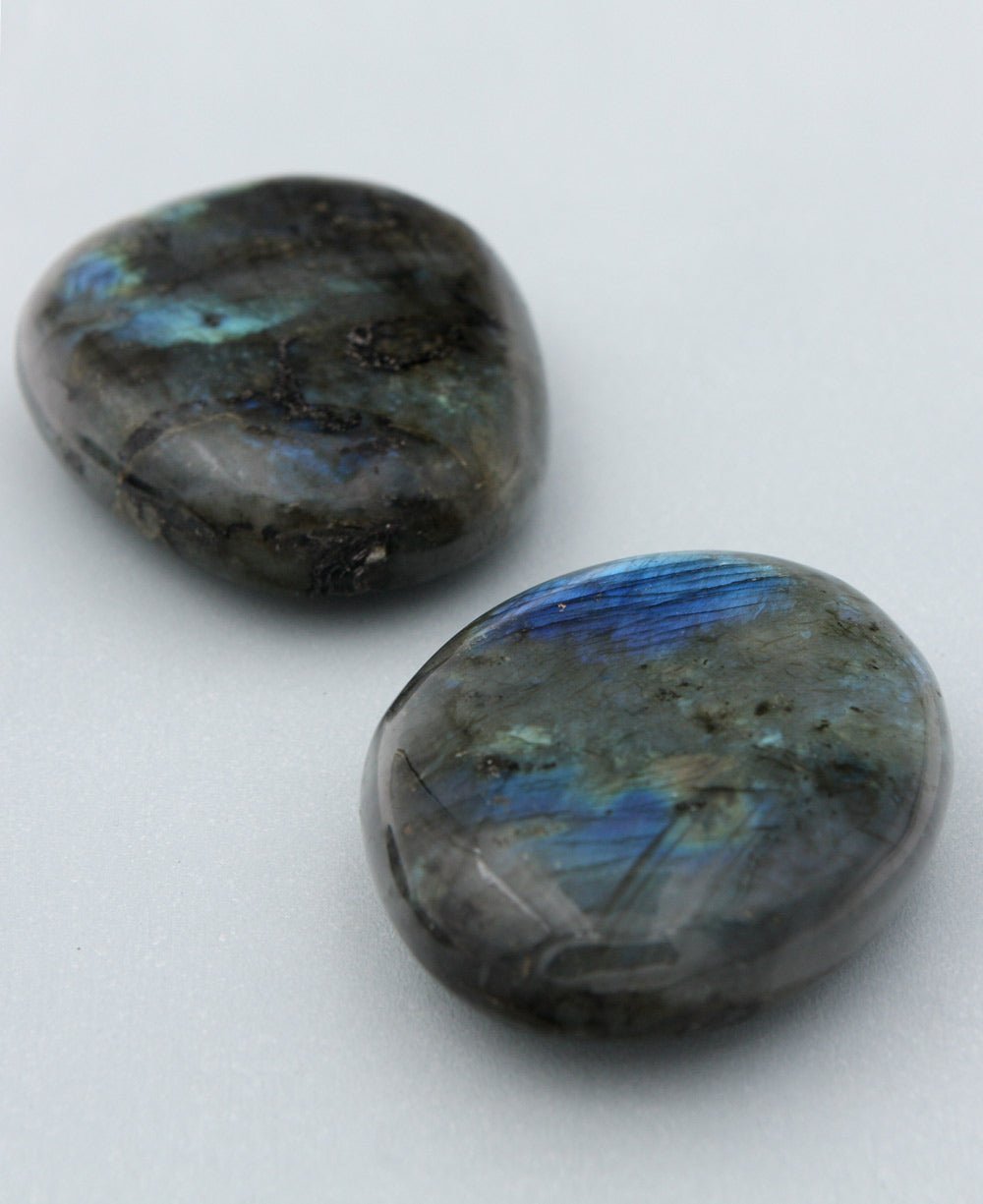 Mystical Labradorite Palm Stone - Home & Garden