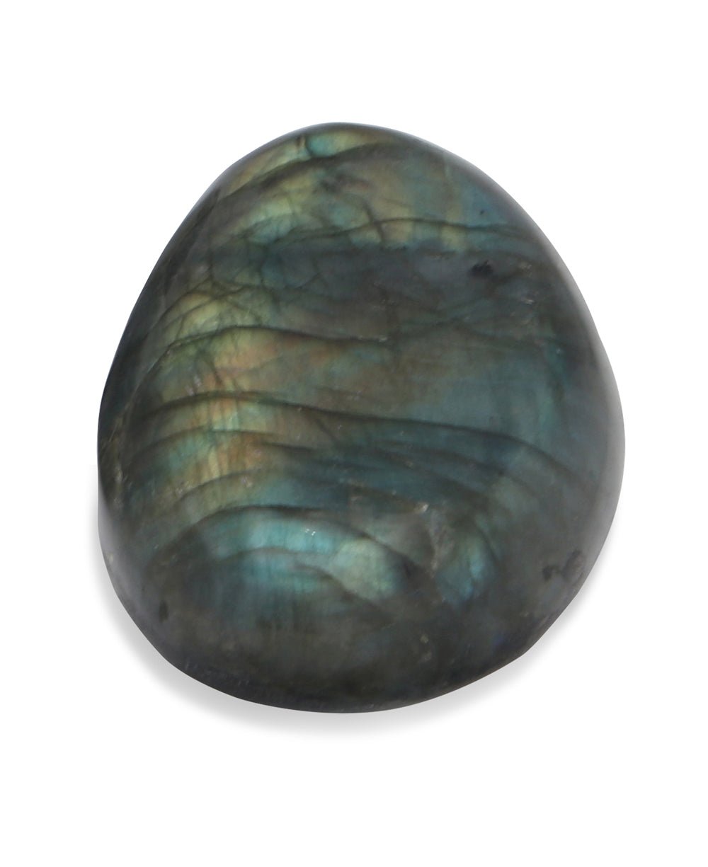 Mystical Labradorite Palm Stone - Home & Garden