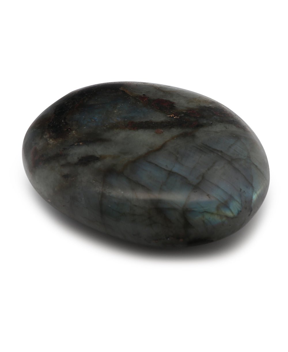 Mystical Labradorite Palm Stone - Home & Garden