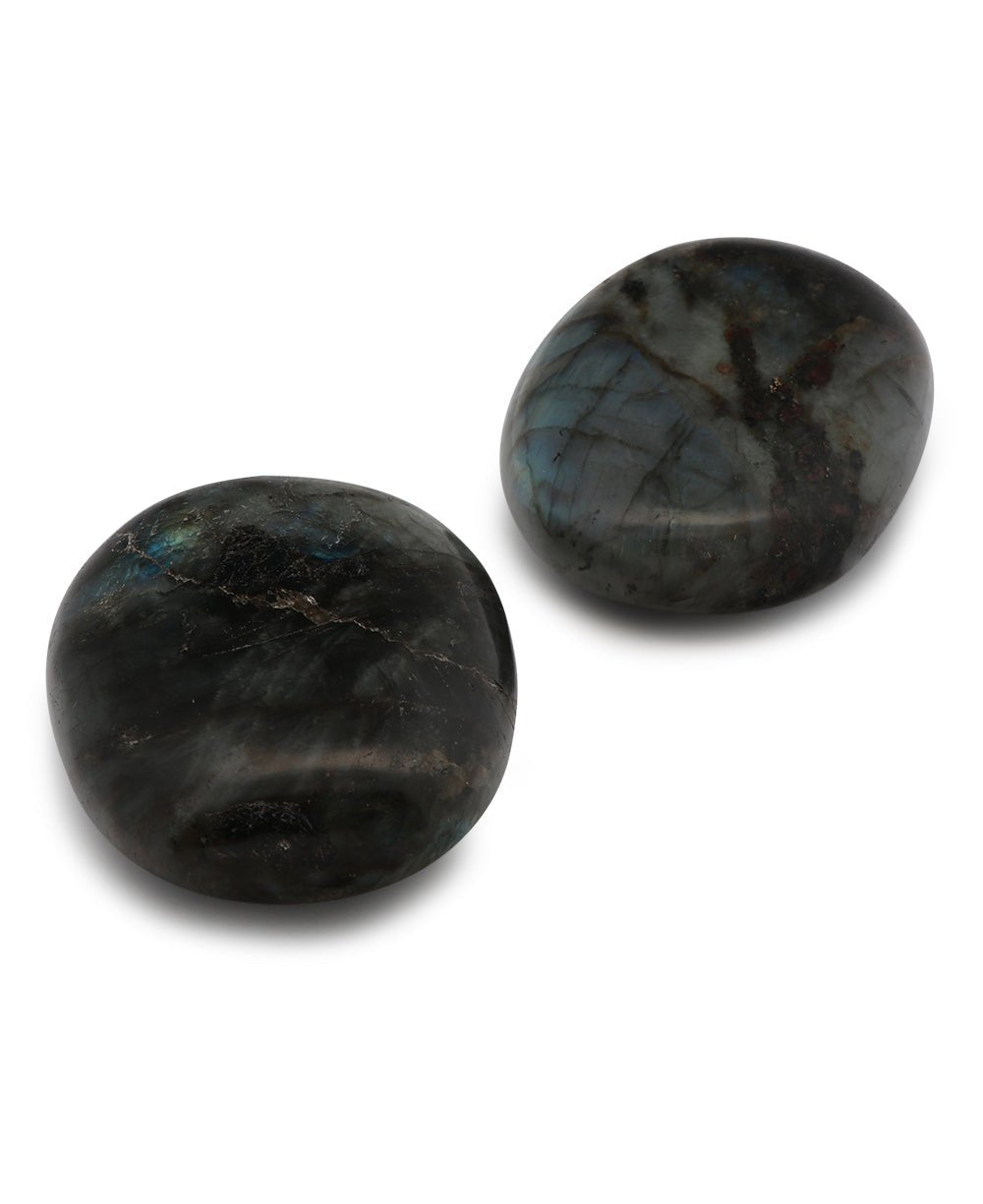 Mystical Labradorite Palm Stone - Home & Garden
