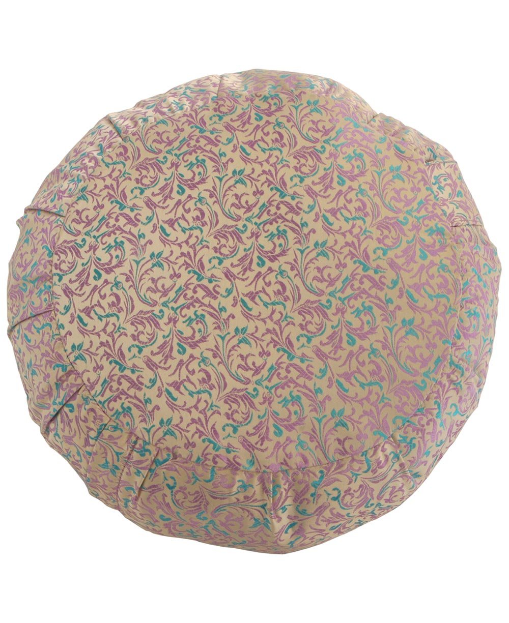 Pastel Floral Zafu Cushion, Travel Size - Massage Cushions