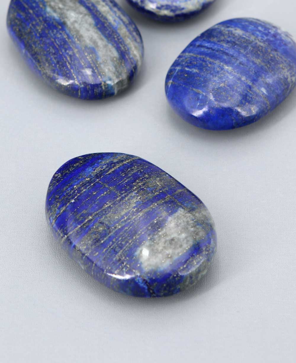 Peaceful Lapis Lazuli Gemstone Palm Stone -