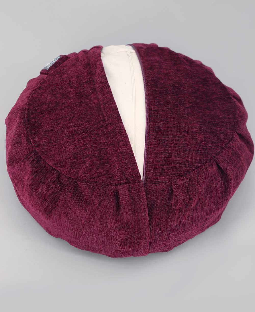 Purple Lotus Zafu Meditation Cushion - Massage Cushions