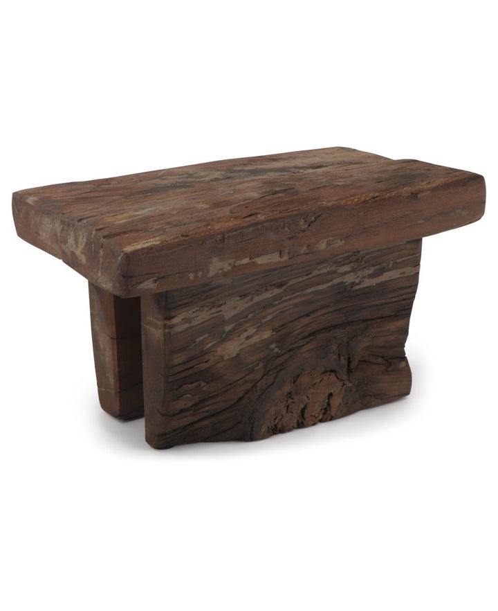 Rustic Heritage Reclaimed Wood Pedestal, Each is Unique - Computer Risers & Stands
