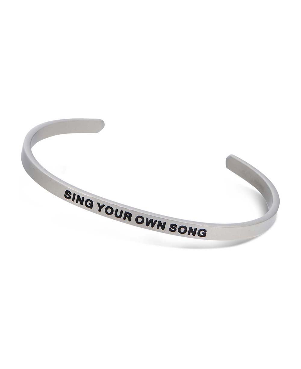 Sing Your Own Song Sleek Cuff Bracelet - Bracelets