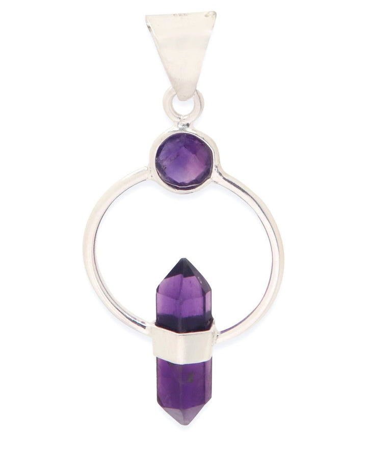 Soothing Amethyst Point Pendant - Charms & Pendants