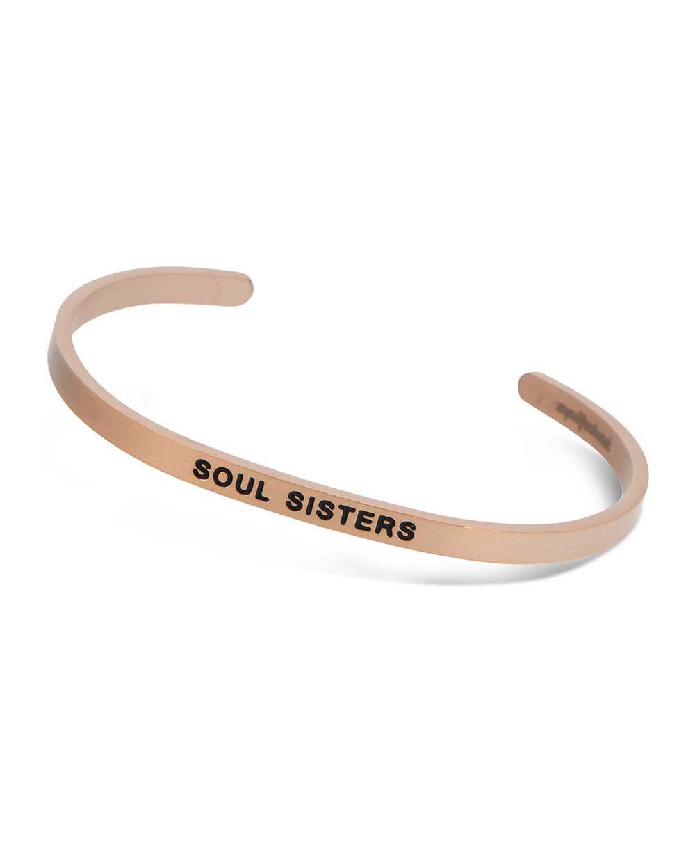 Soul Sisters Relationship Cuff Bracelet - Bracelets Silver