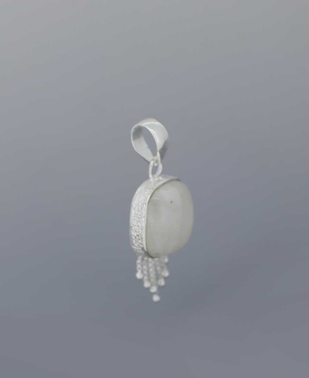 Sterling Silver Moonstone Chandelier Pendant - Charms & Pendants