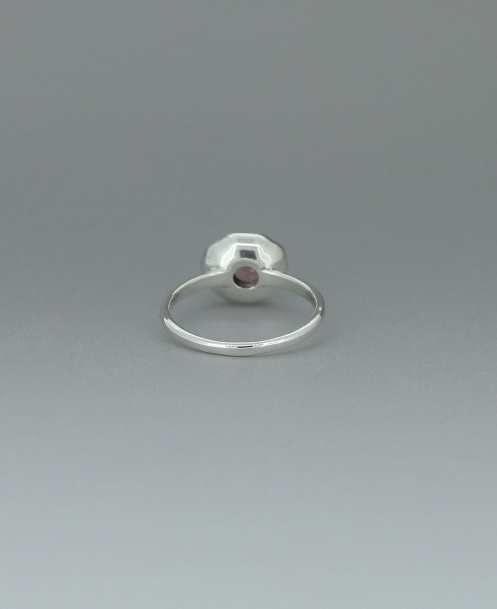 Sterling Silver Pink Tourmaline Ring - Rings 6